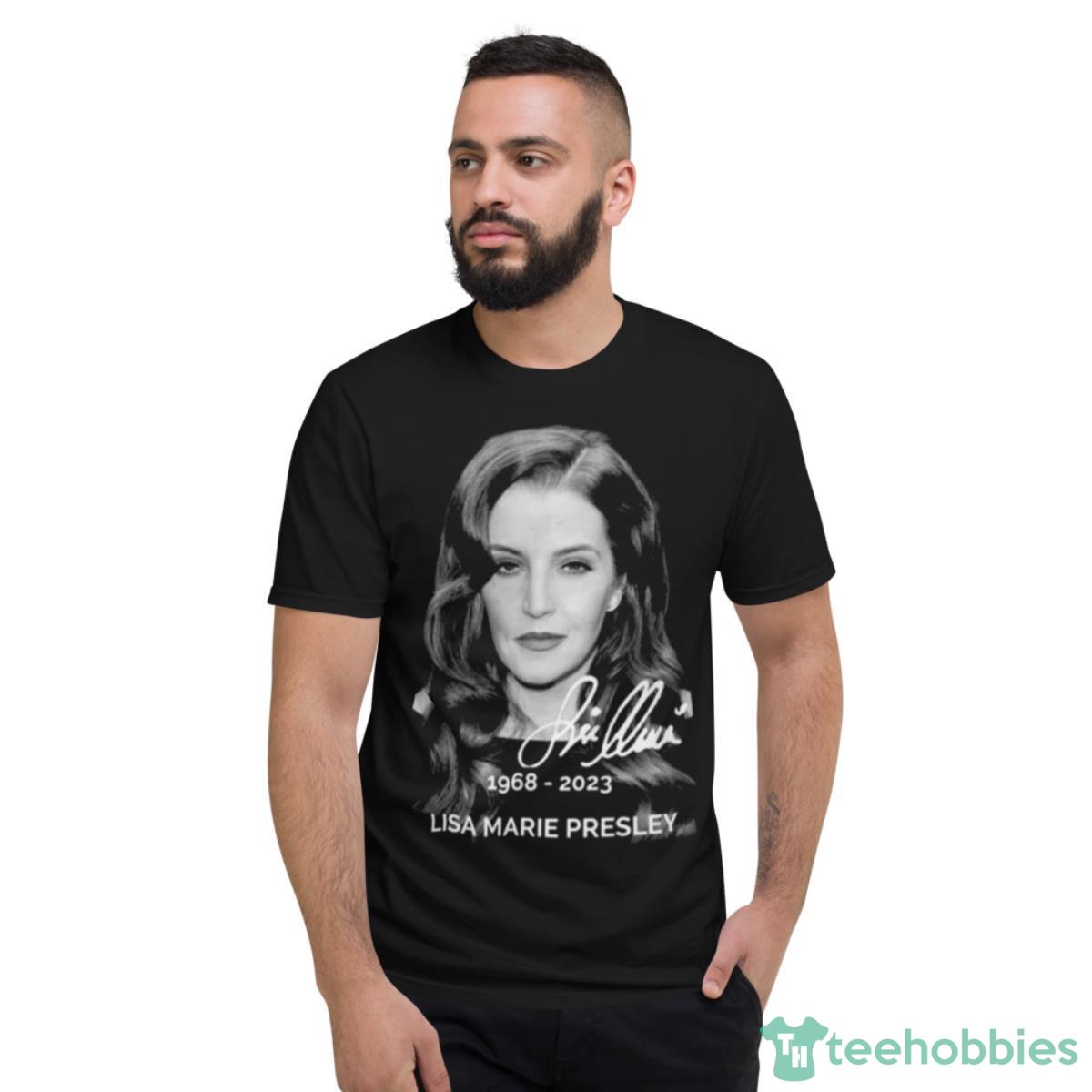 Lisa Marie Presley 55 Years Of 1968 2023 Signature Shirt - Short Sleeve T-Shirt