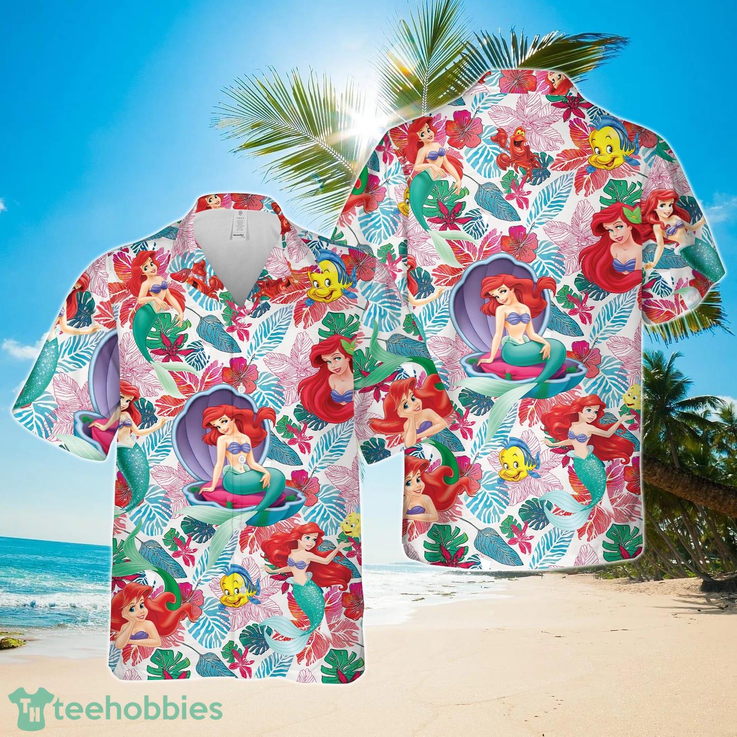 Little Mermaid Hawaiian Shirt, Ariel Aloha Shirt Product Photo 1