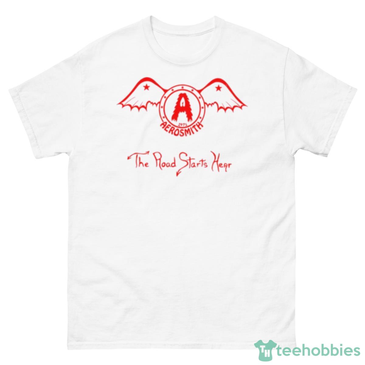 Livin’ On The Edge Aerosmith Shirt - 500 Men’s Classic Tee Gildan
