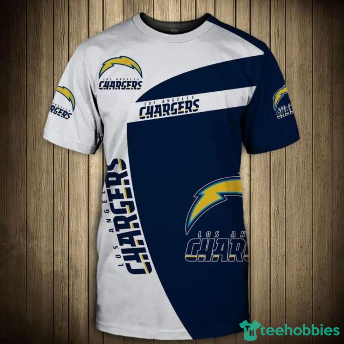 Los Angeles Chargers Shirt 3D For Men And Women Product Photo 1