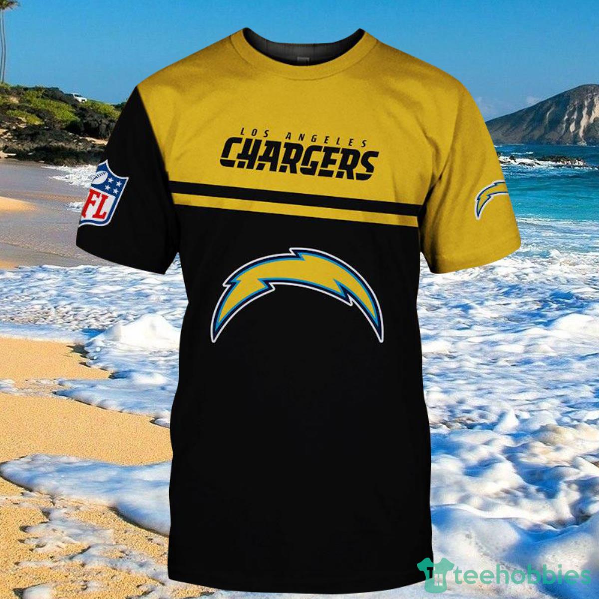 Los Angeles Chargers Shirt 3D Hand Skull For Men And Women Product Photo 2