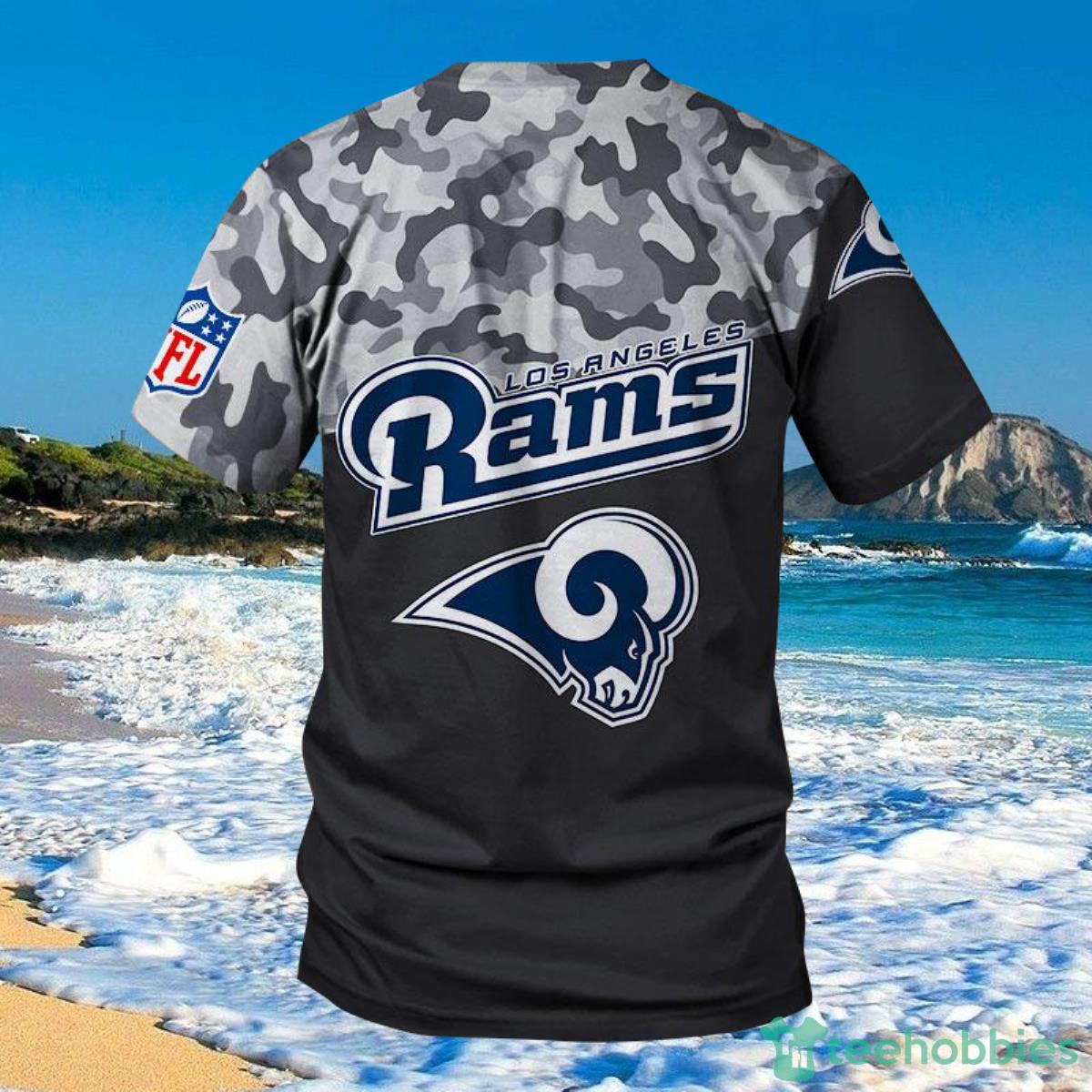 Los Angeles Rams Military Shirt 3D For Men And Women Product Photo 2