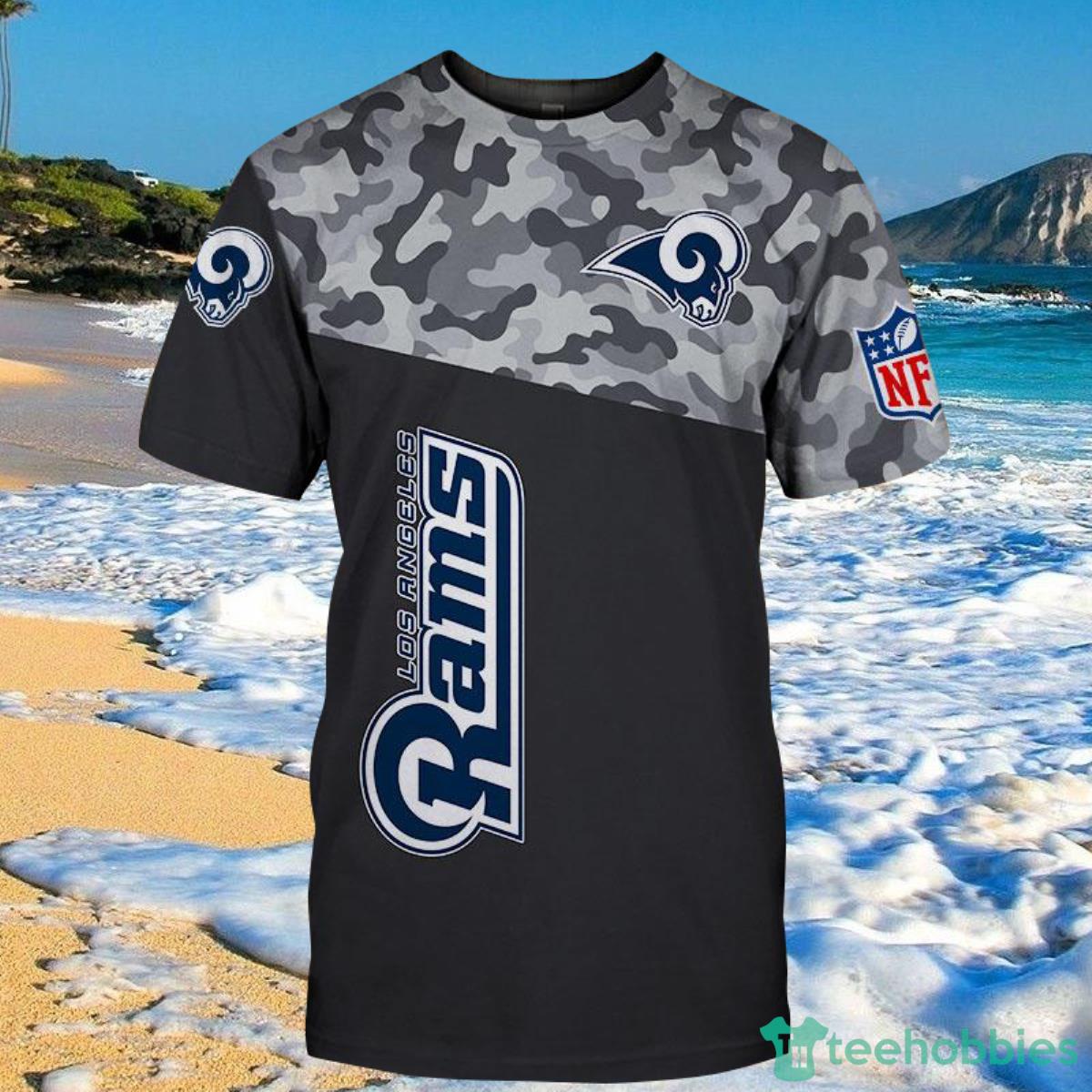 Los Angeles Rams Military Shirt 3D For Men And Women Product Photo 1