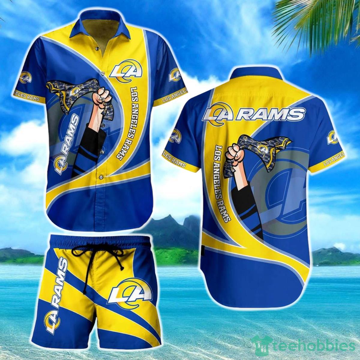 Los Angeles Rams NFL Hawaiian Shirt New Summer For Football NFL Fans Product Photo 1