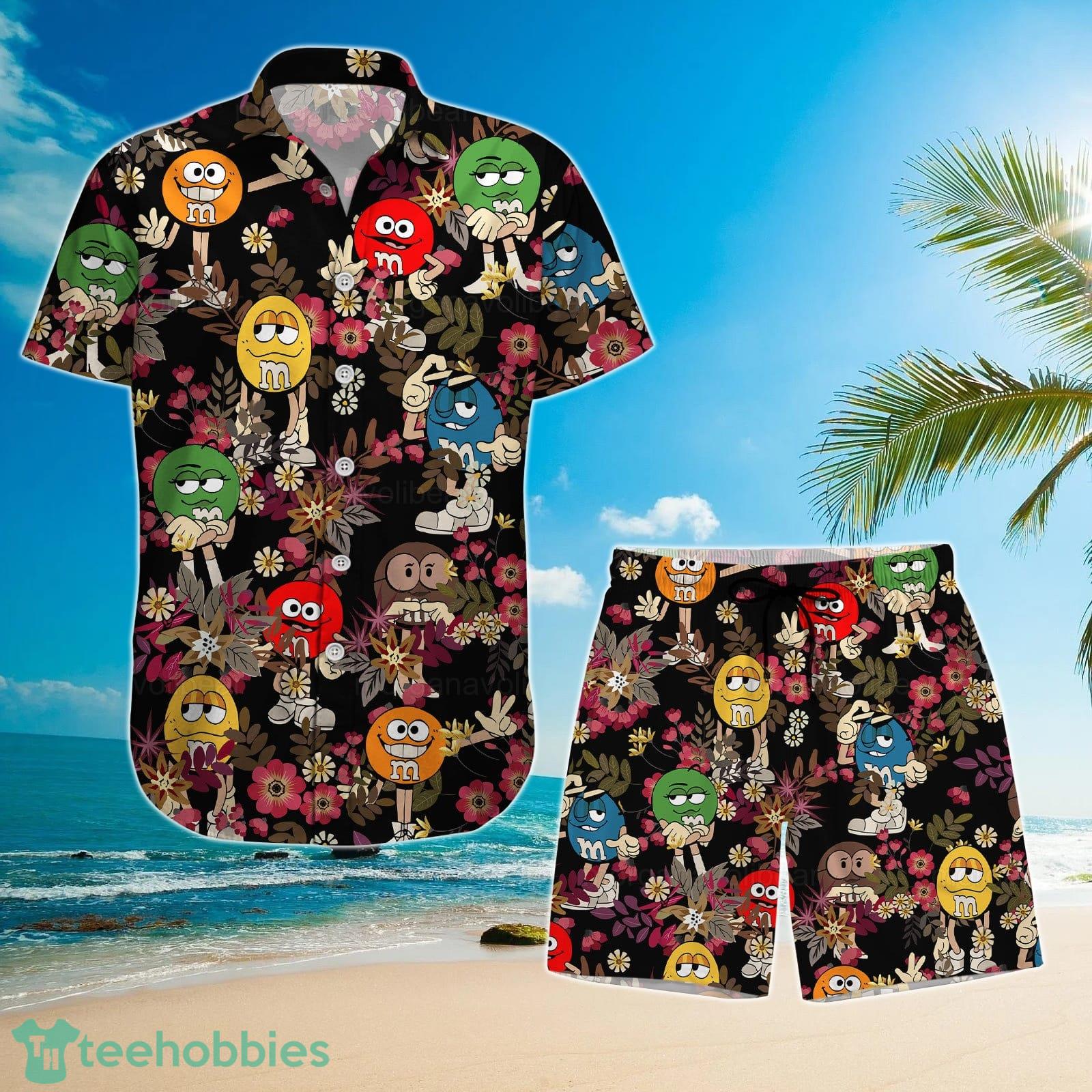 M And M Hawaiian Shirt And Short For Men And Women Product Photo 1