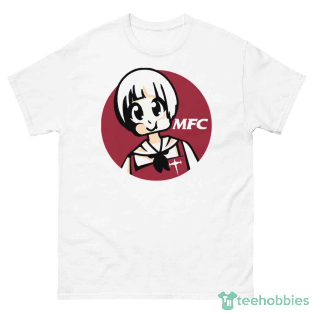 Mfc Kfc Logo Inspired Mako Mankanshoku Kill La Kill Fried Croquettes Modern Circle Shirt - 500 Men’s Classic Tee Gildan