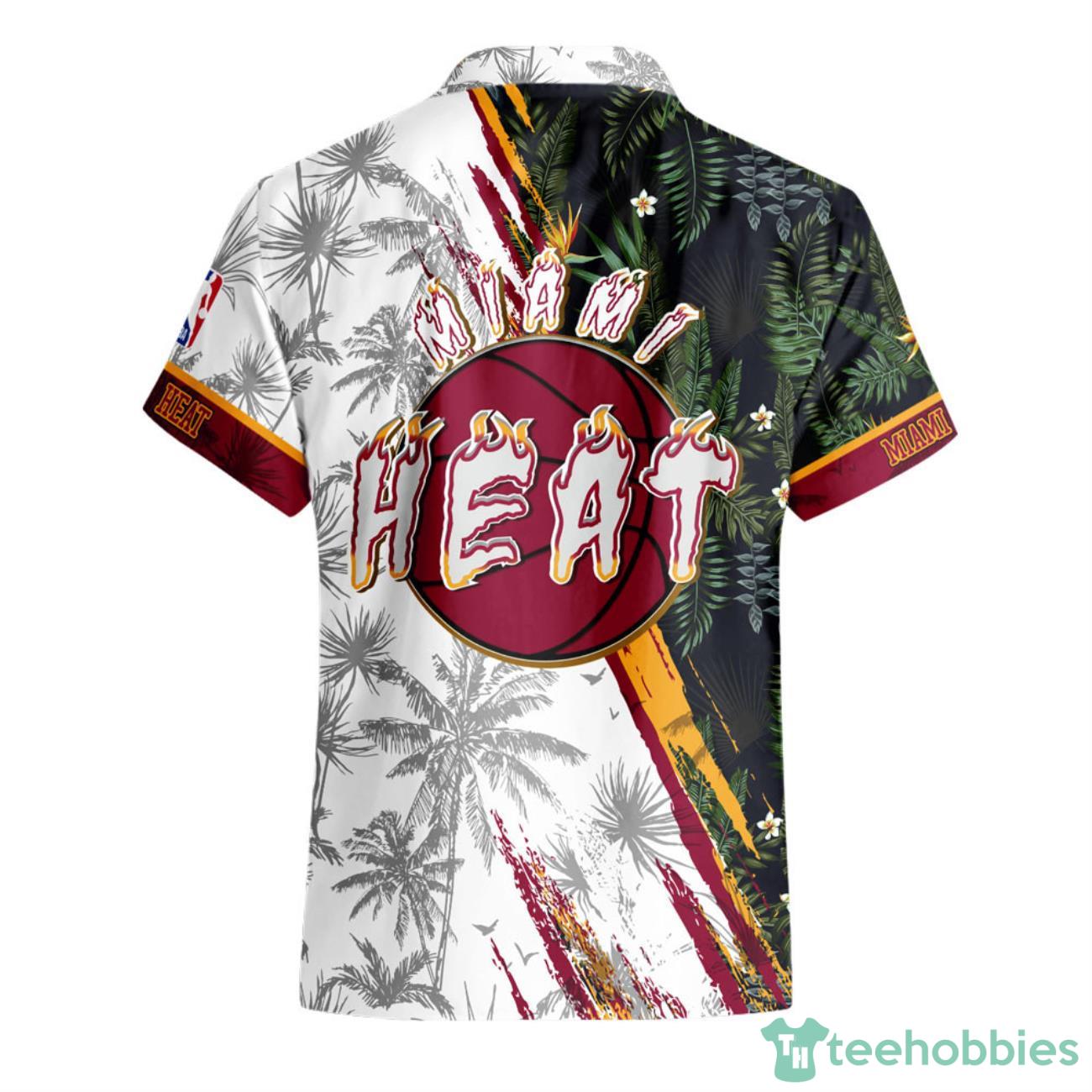 Miami Heat NBA Champions Floral Pattern Print Hawaiian Shirt Product Photo 3 Miami Heat NBA Champions Floral Pattern Print Hawaiian Shirt Product Photo 3