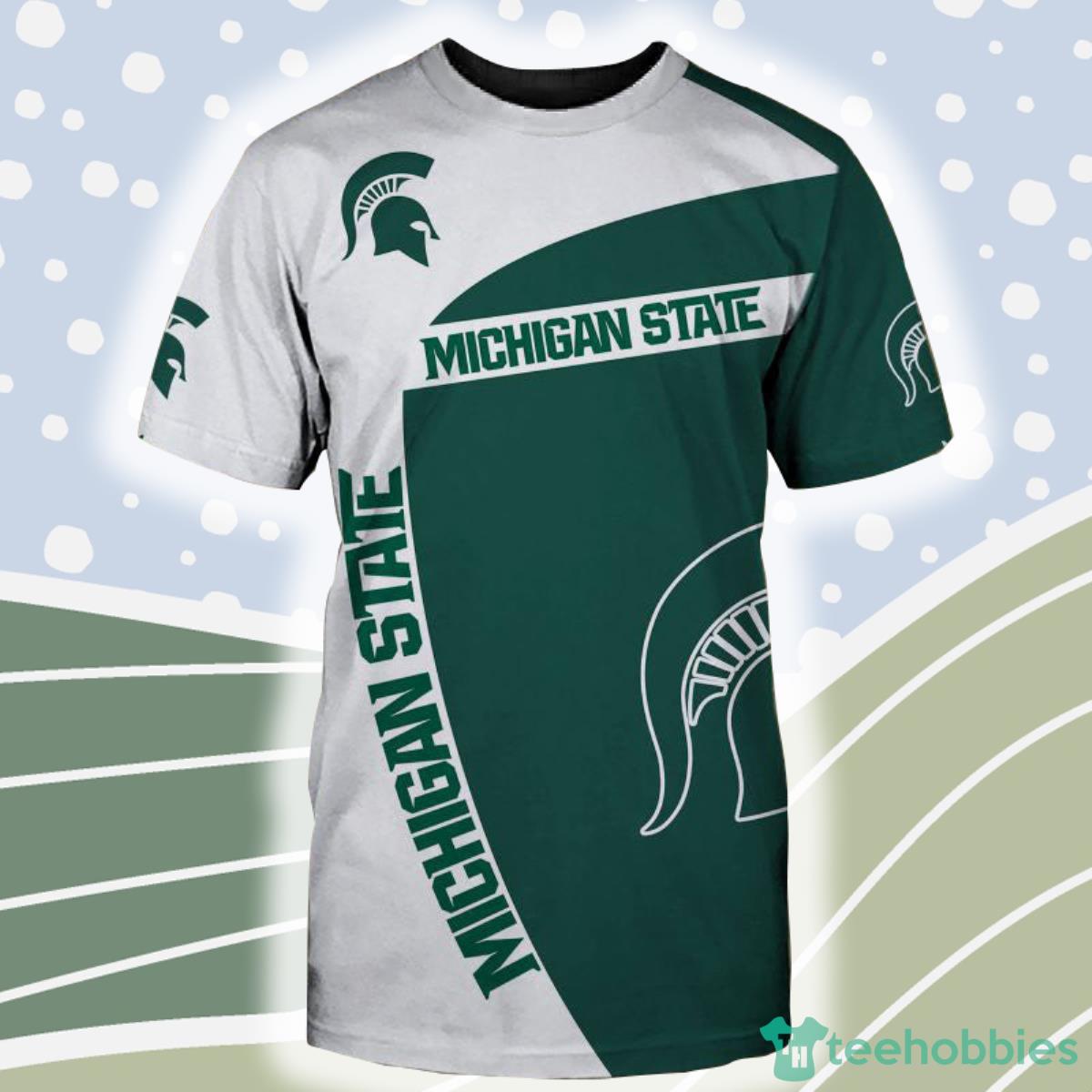Michigan State Spartans NCAA Shirt 3D For Fans Product Photo 1