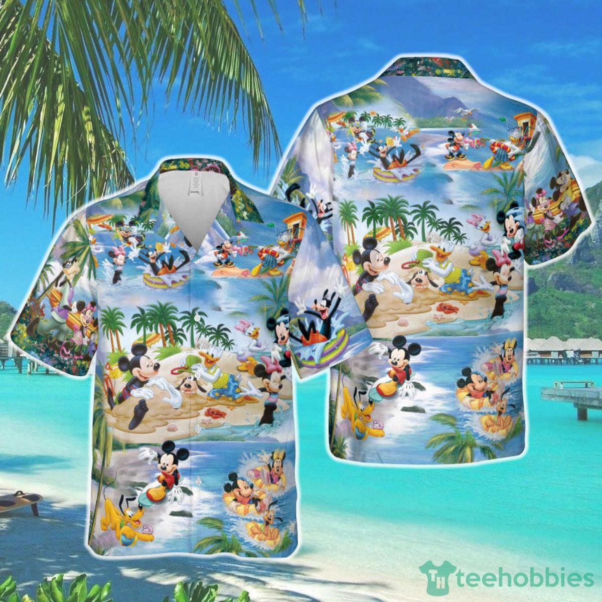Mickey Mouse Disney Summer Sleeve Button Hawaiian Shirt Perfect Gift Product Photo 1