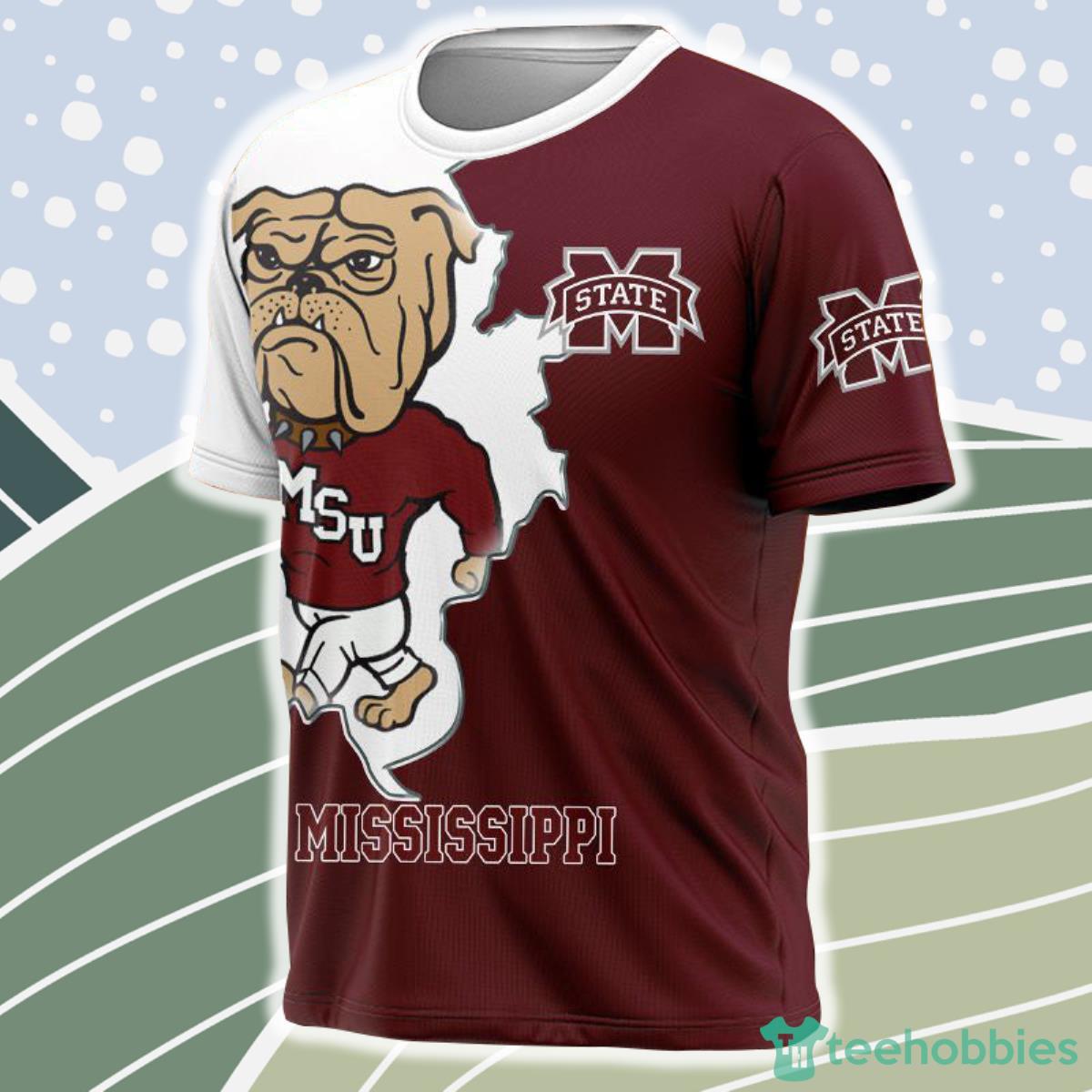 Mississippi State Bulldogs NCAA Shirt 3D For Men And Women Product Photo 1