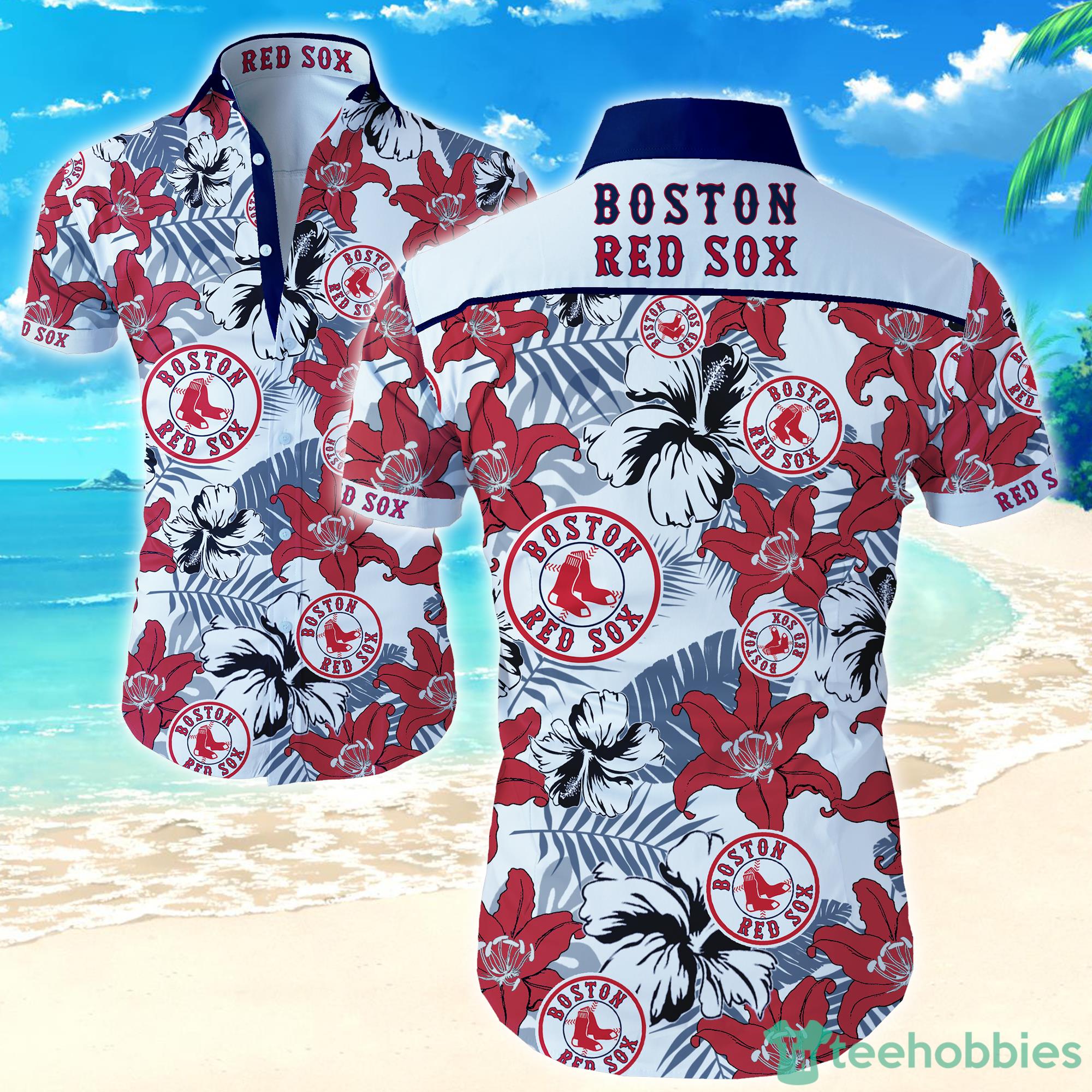 MLB Boston Red Sox Hawaiian Shirt For Men And Women Product Photo 1