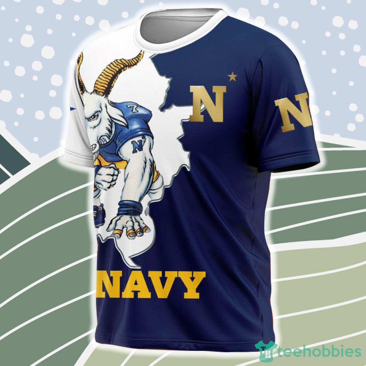 Navy Midshipmen NCAA Shirt 3D For Men And Women Product Photo 1