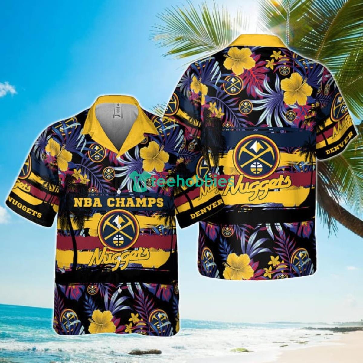 NBA Champs Denver Nuggets Special Floral Summer Hawaiian Shirt Product Photo 1
