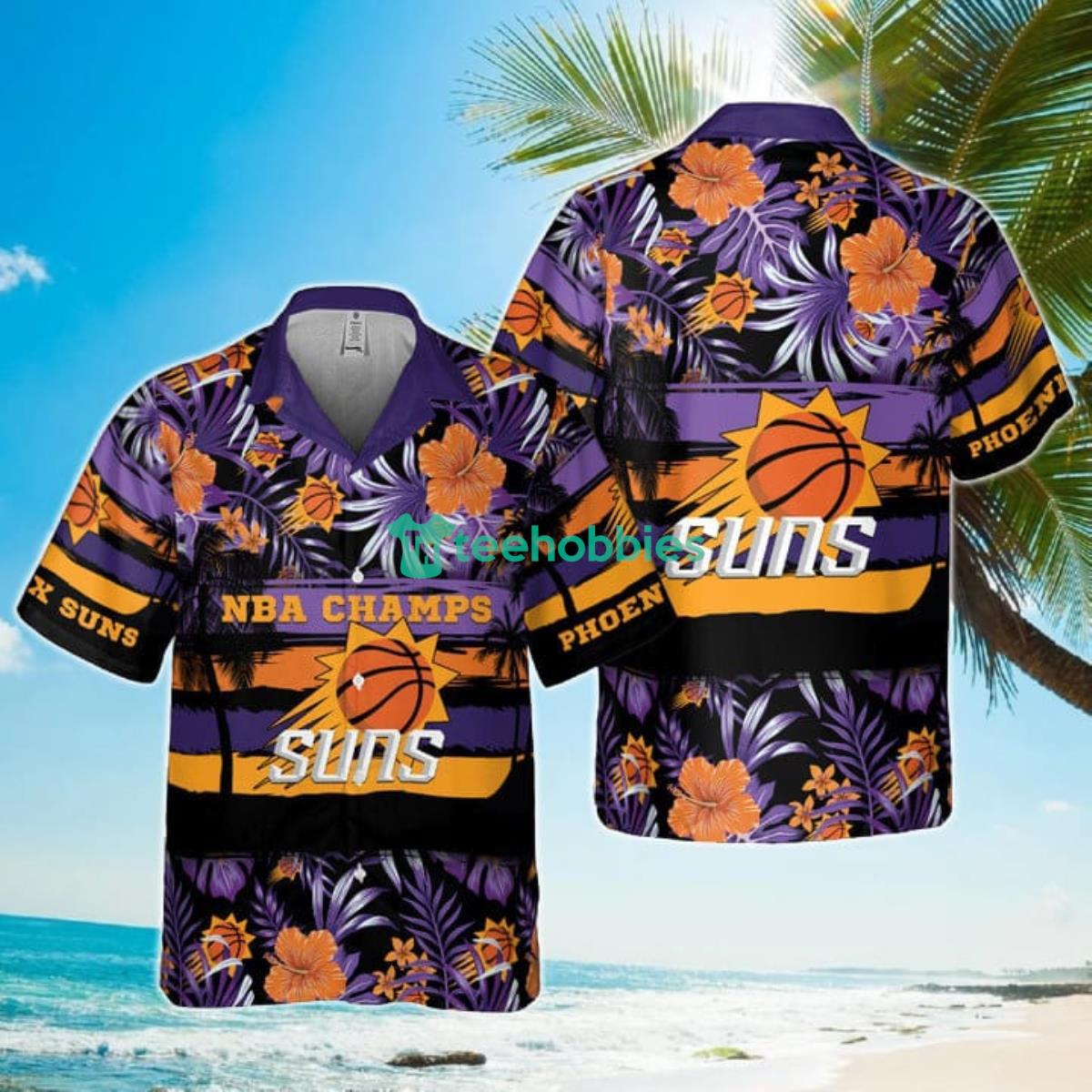 NBA Champs Phoenix Suns Special Floral Summer Hawaiian Shirt Product Photo 1