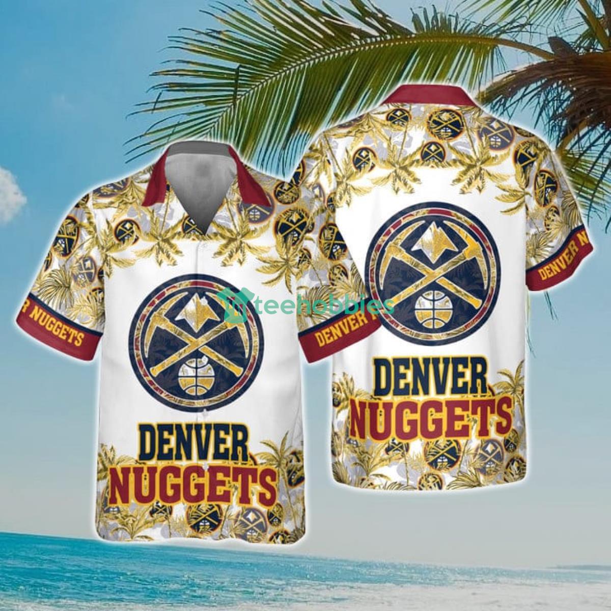 NBA Denver Nuggets Special Palm Trees Hawaiian Shirt Product Photo 1