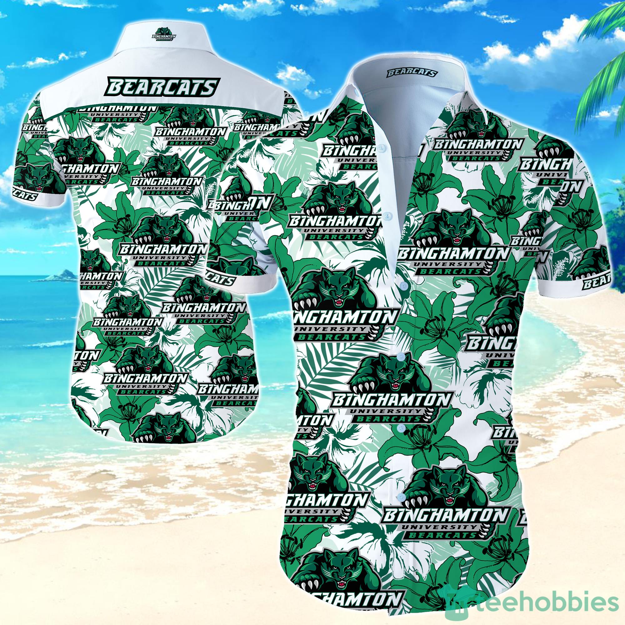 NCAA Binghamton Bearcats Hawaiian Shirt For Men And Women Product Photo 1
