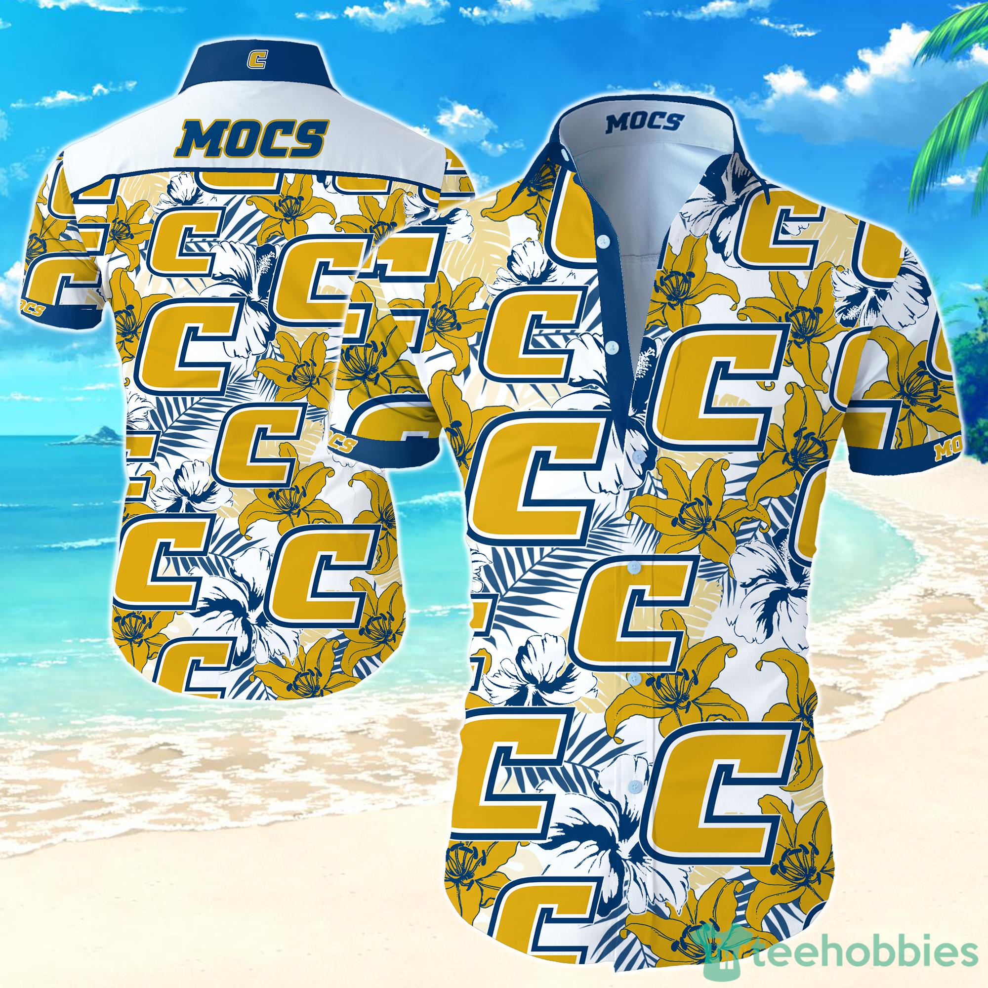 NCAA Chattanooga Mocs Hawaiian Shirt For Men And Women Product Photo 1