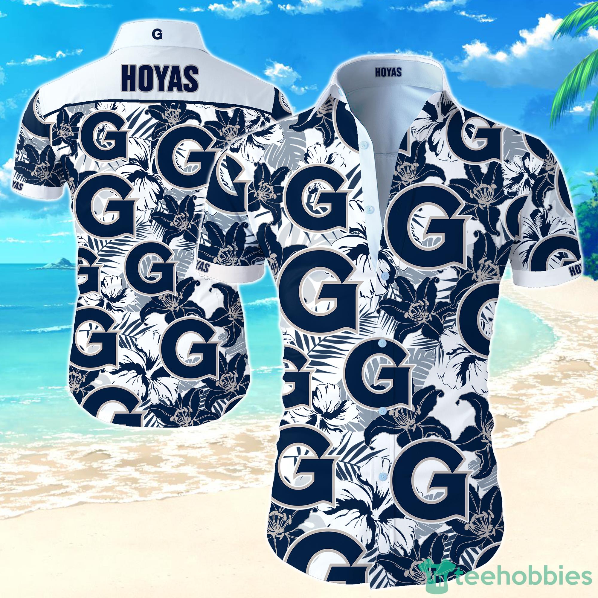 NCAA Georgetown Hoyas Hawaiian Shirt For Men And Women Product Photo 1