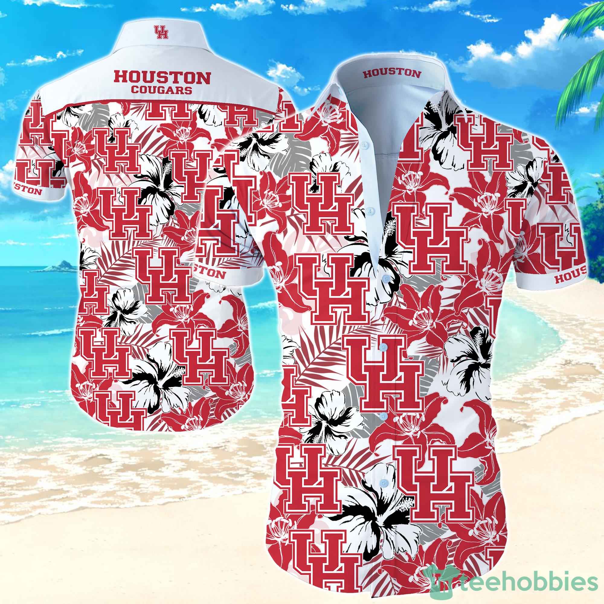 NCAA Houston Cougars Hawaiian Shirt For Men And Women Product Photo 1