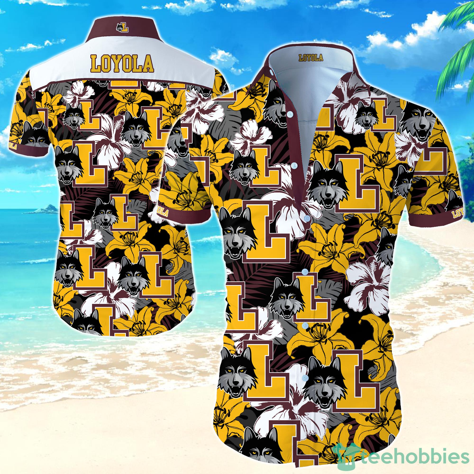 NCAA Loyola Ramblers Hawaiian Shirt For Men And Women Product Photo 1