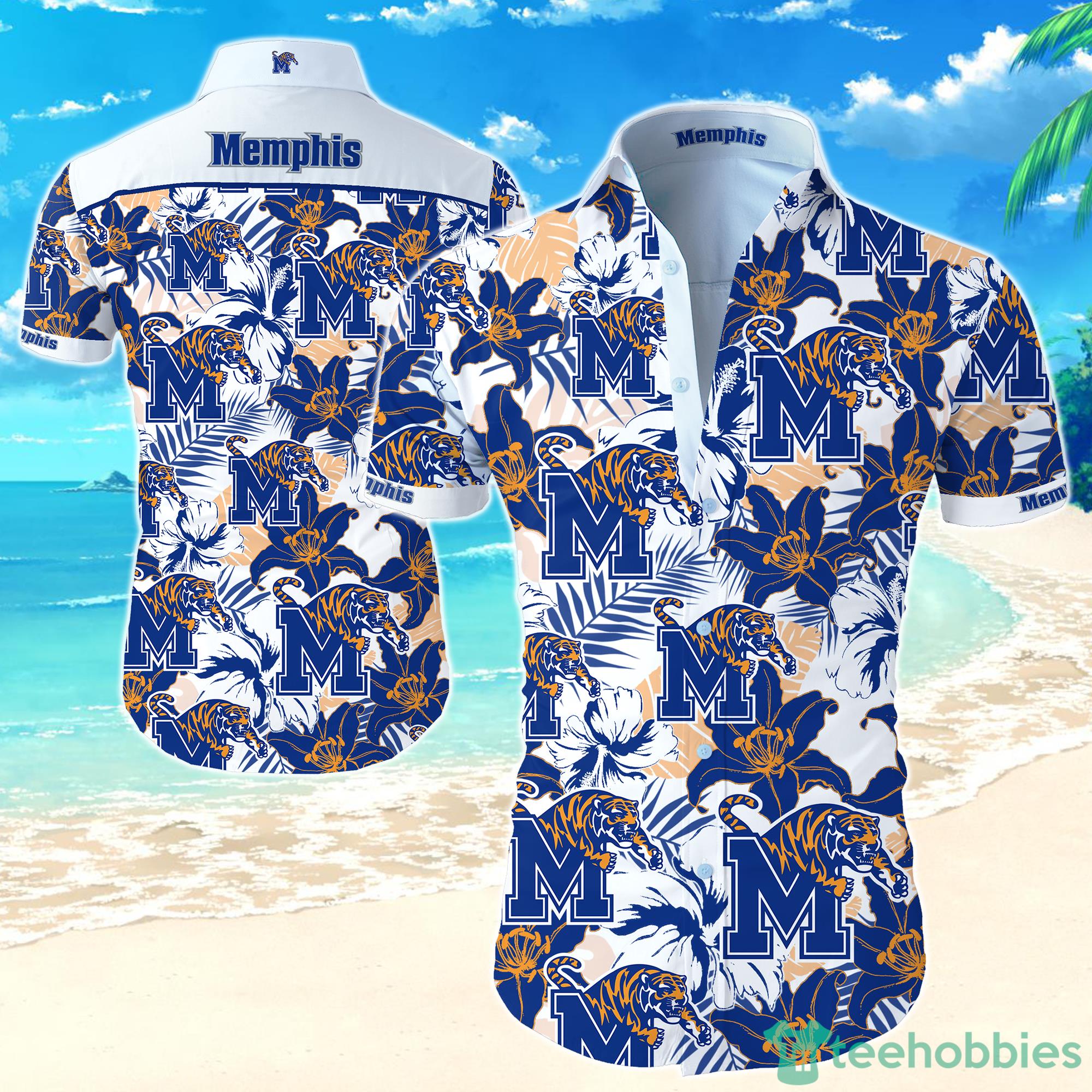 NCAA Memphis Tigers Hawaiian Shirt For Men And Women Product Photo 1