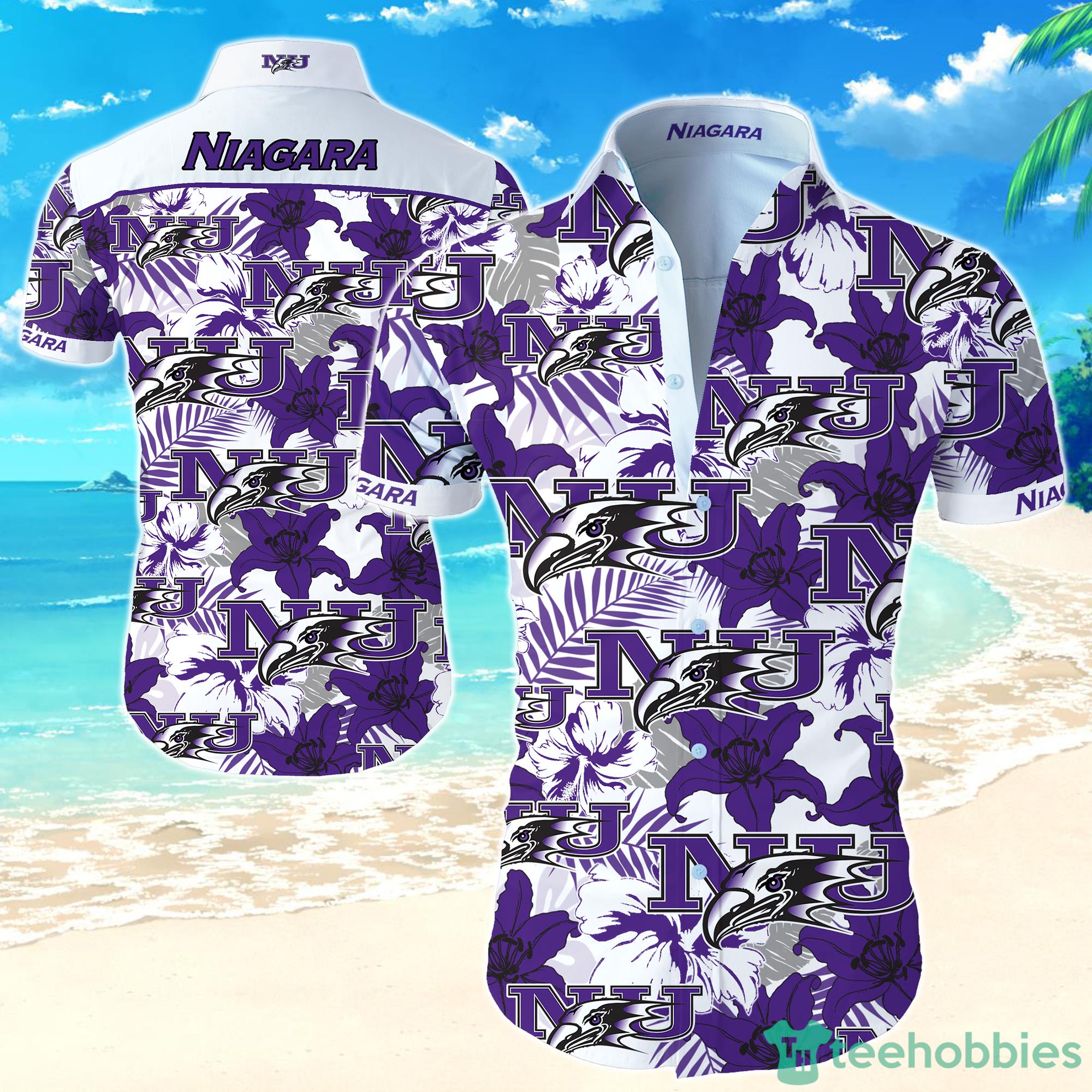 NCAA Niagara Purple Eagles Hawaiian Shirt For Men And Women Product Photo 1