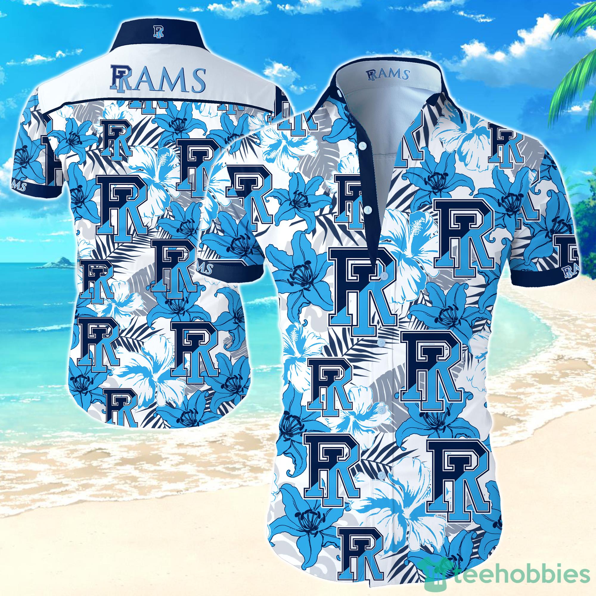 NCAA Rhode Island Rams Hawaiian Shirt For Men And Women Product Photo 1