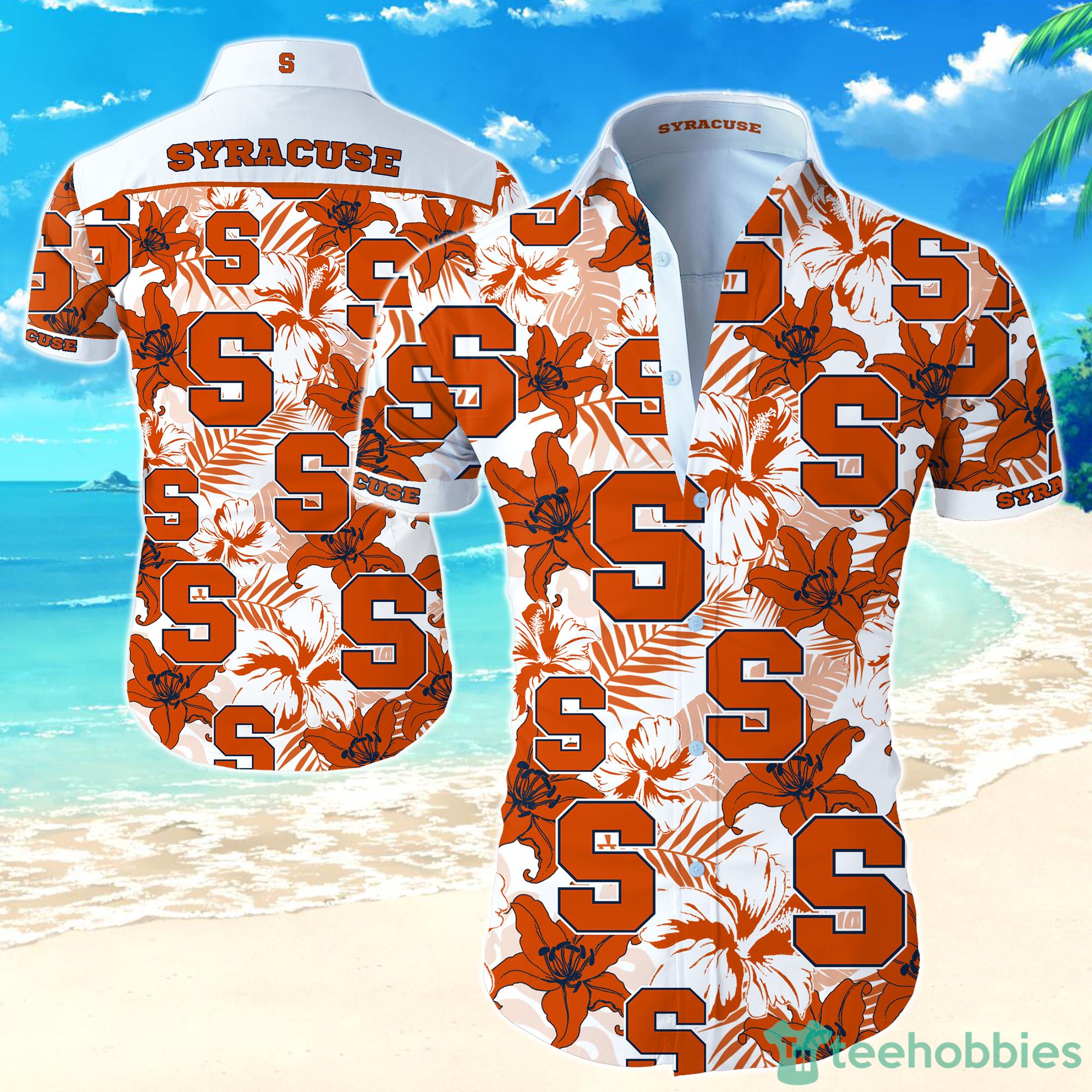 NCAA Syracuse Orange Hawaiian Shirt For Men And Women Product Photo 1