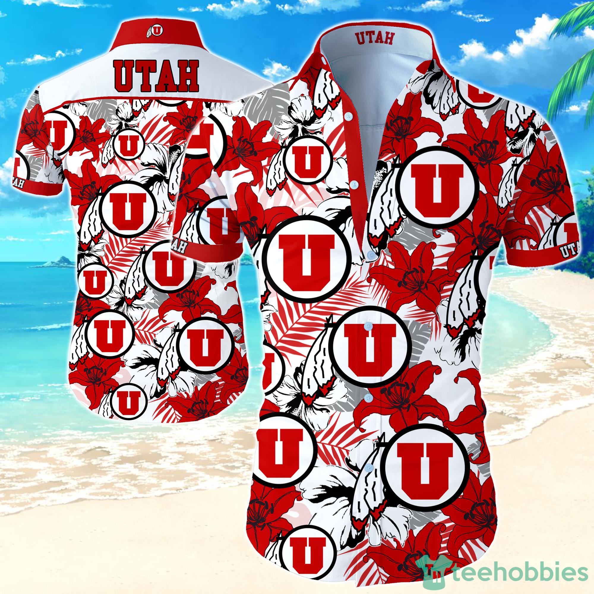 NCAA Utah Utes Football Hawaiian Shirt For Men And Women Product Photo 1