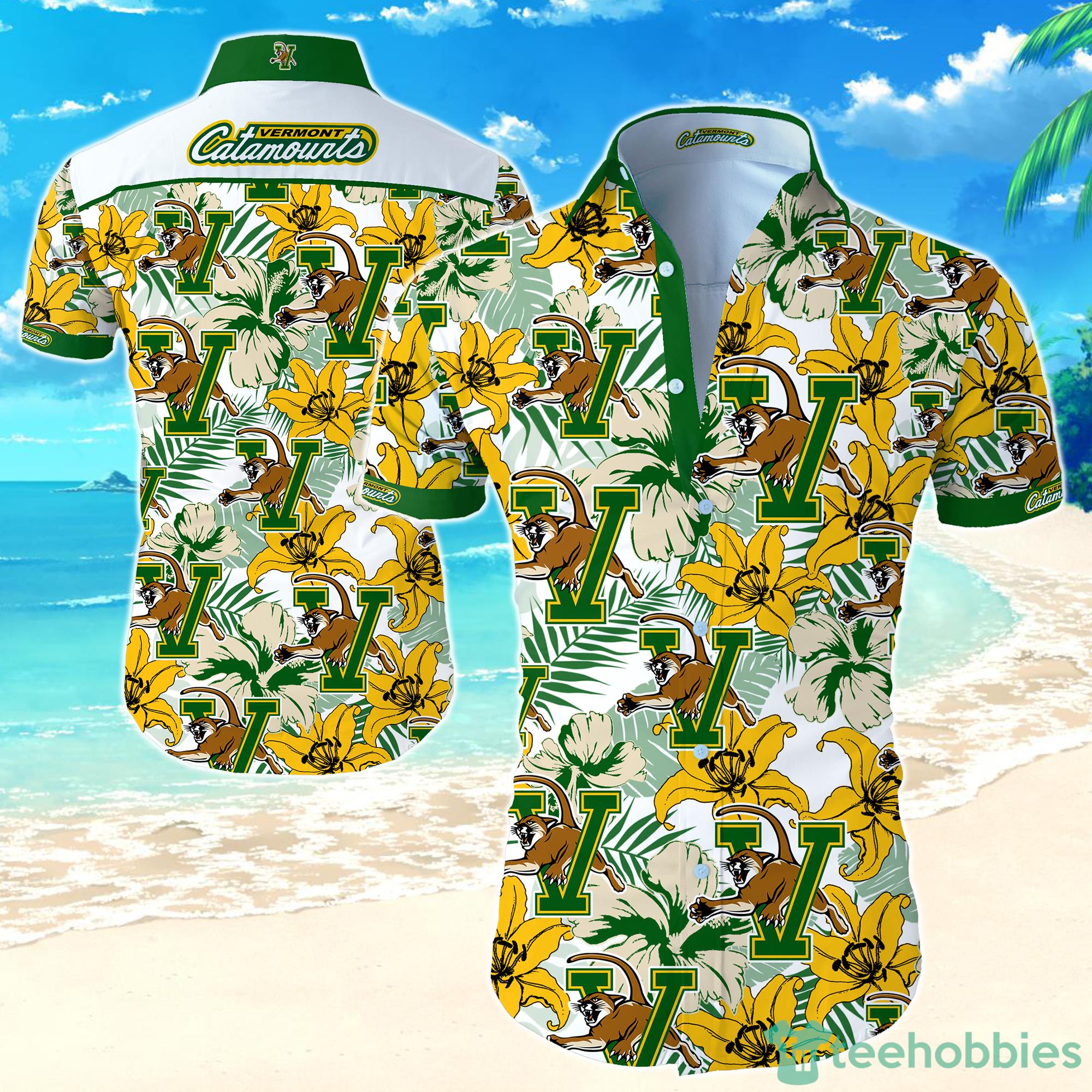 NCAA Vermont Catamounts Hawaiian Shirt For Men And Women Product Photo 1