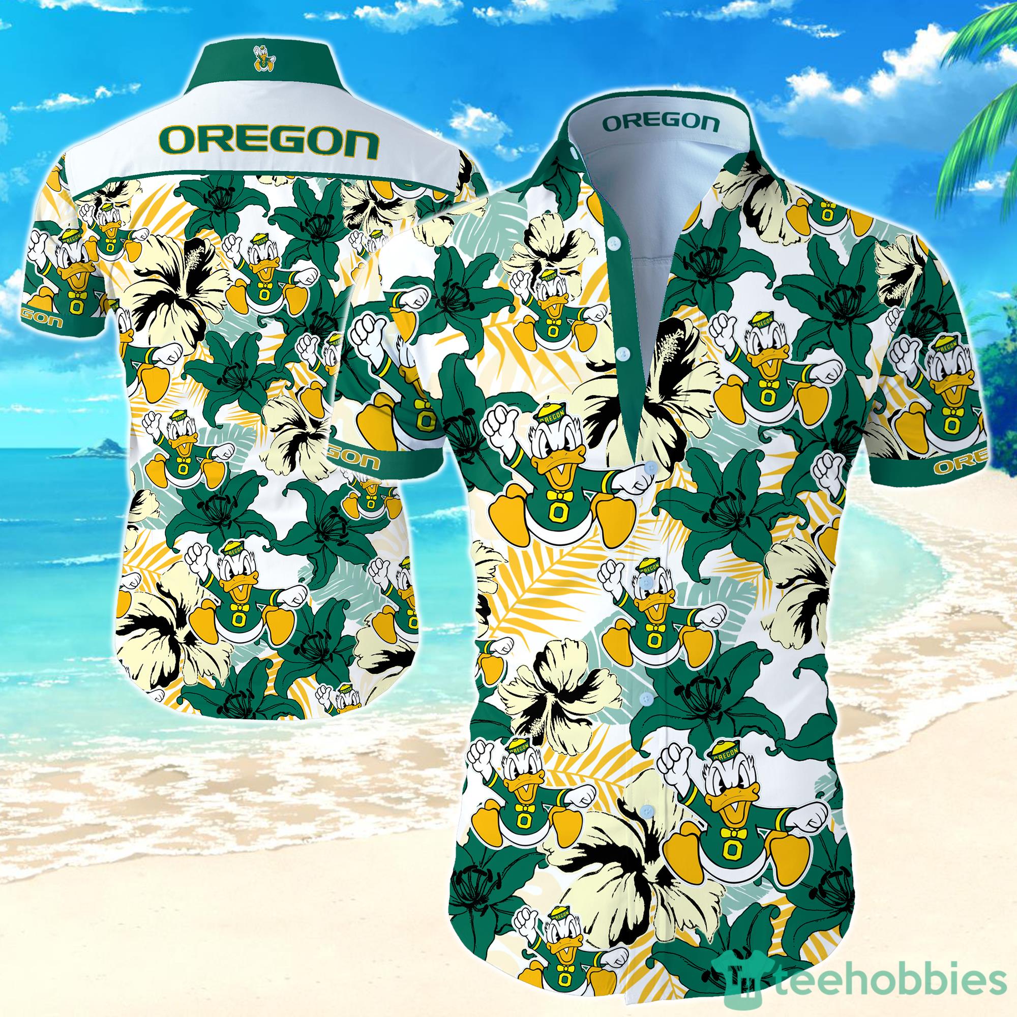 NCCA Oregon Ducks Hawaiian Shirt For Men And Women Product Photo 1