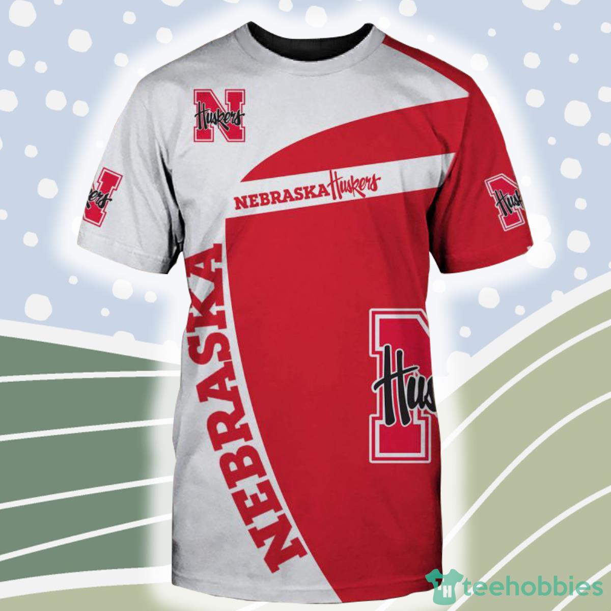 Nebraska Cornhuskers NCAA Shirt 3D For Fans Product Photo 1
