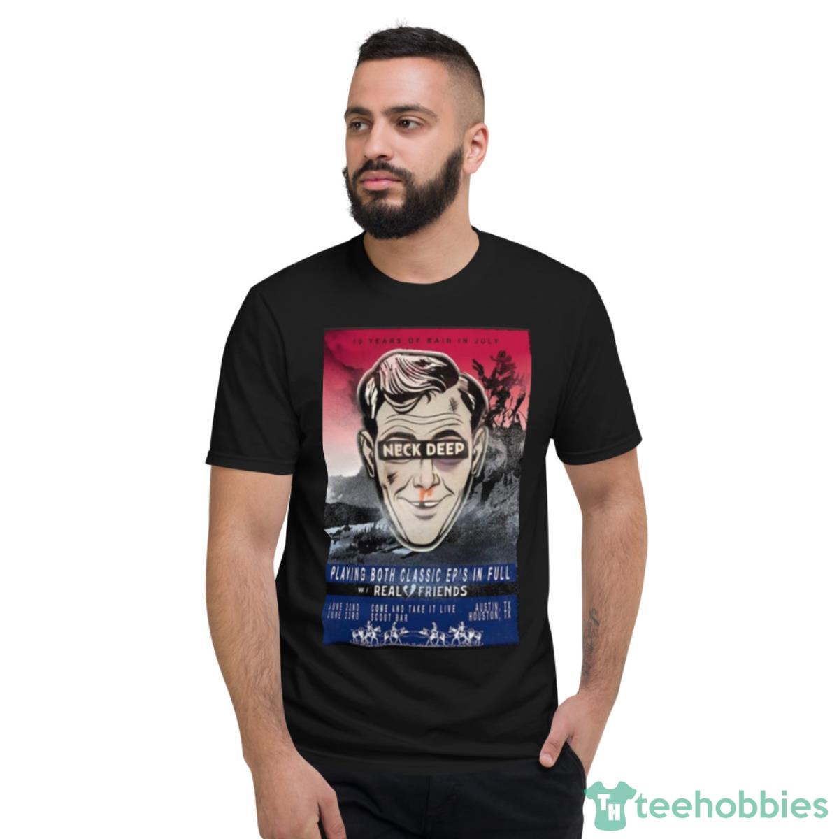 Neck Deep With Real Friends Texas Tour 2023 T Shirt - Short Sleeve T-Shirt