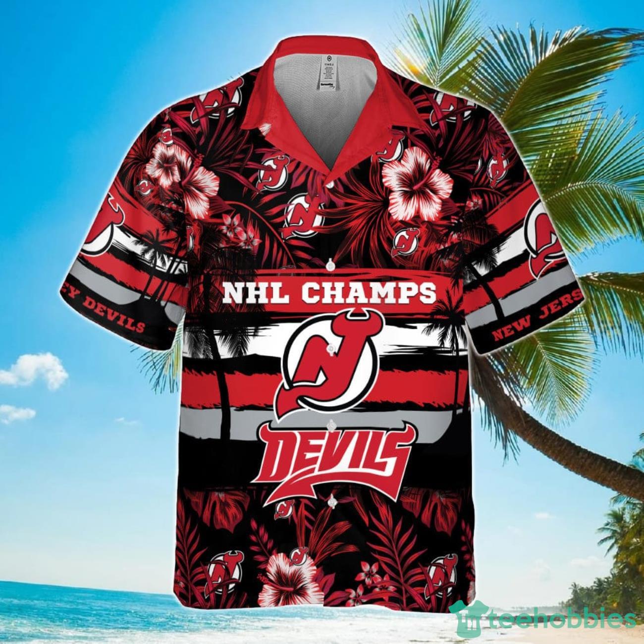New Jersey Devils National Hockey League 2023 Hawaiian Shirt For Men Women Product Photo 2