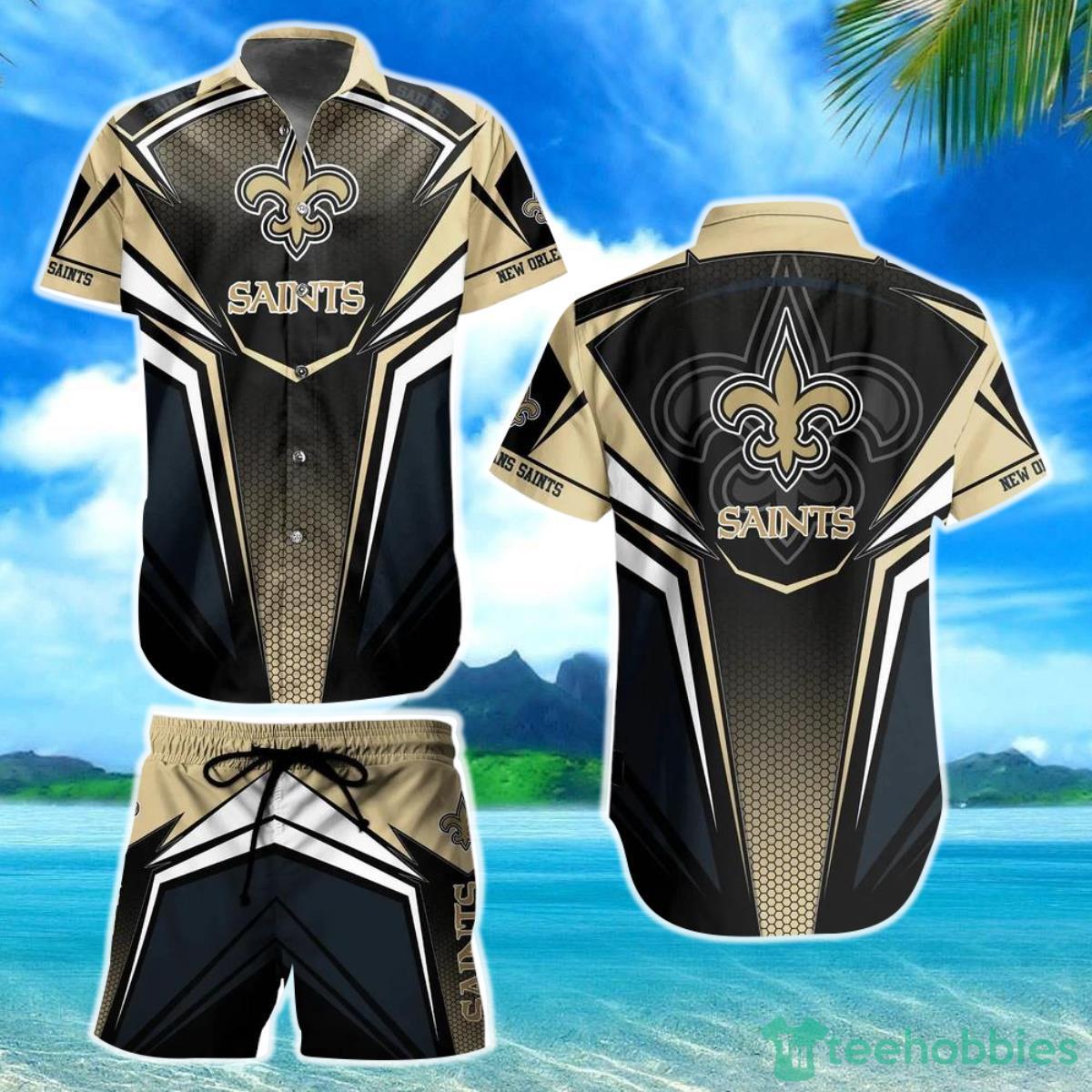 New Orleans Saints NFL Football Hawaii Short Shirt For This Summer Graphic Hawaiian Shirt Gift Big Fans Product Photo 1