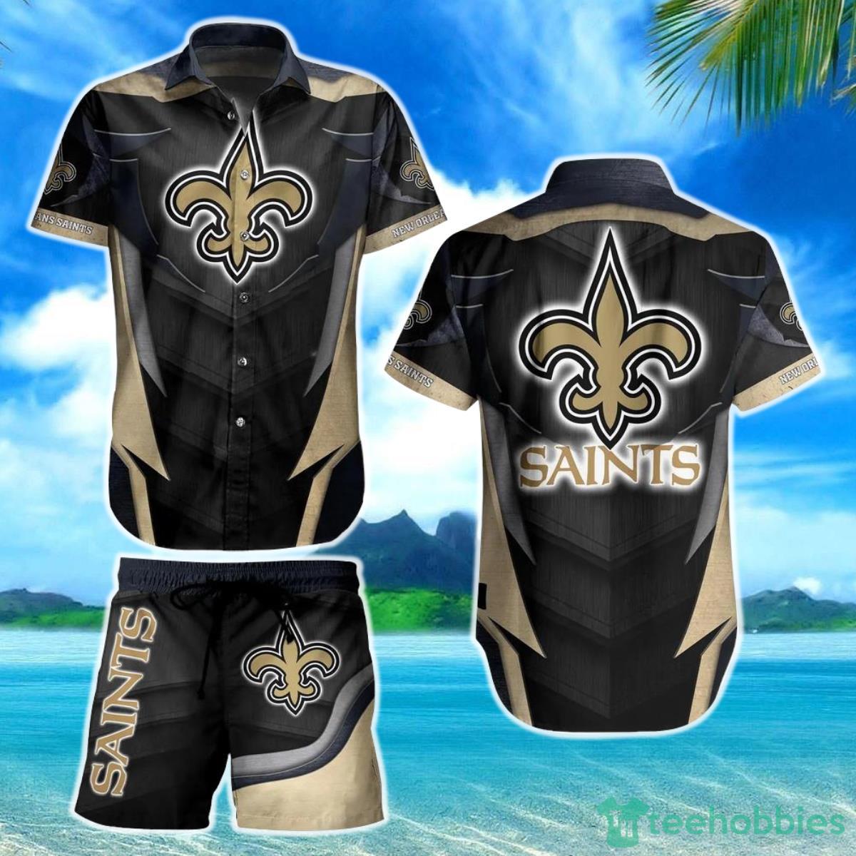 New Orleans Saints NFL Hawaiian Shirt And Short Summer Perfect Gift For Fans Product Photo 1