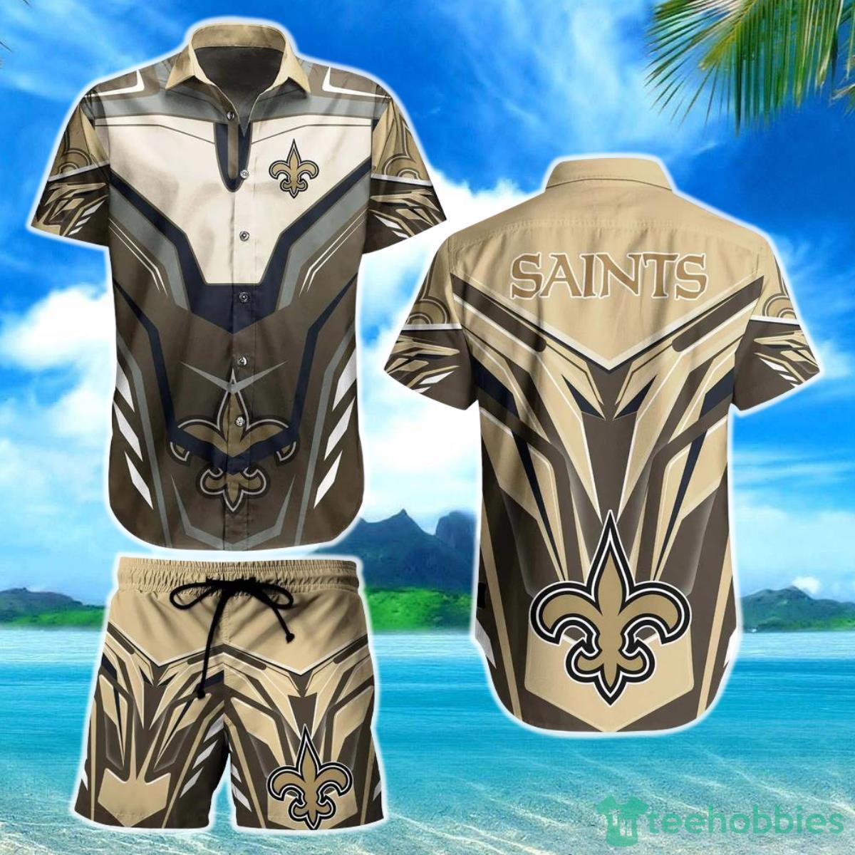 New Orleans Saints NFL Hawaiian Shirt Hot Trend Summer For Sports Fans NFL Enthusiast Product Photo 1