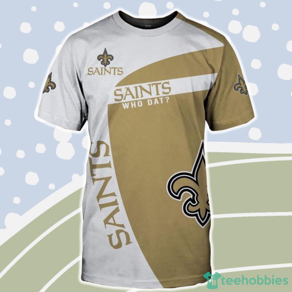 New Orleans Saints  T Shirt Short Sleeve Who Dat Product Photo 1