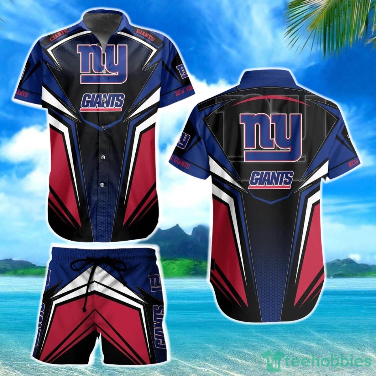 New York Giants NFL Football Hawaii Short Shirt For This Summer Graphic Hawaiian Shirt Gift Big Fans Product Photo 1