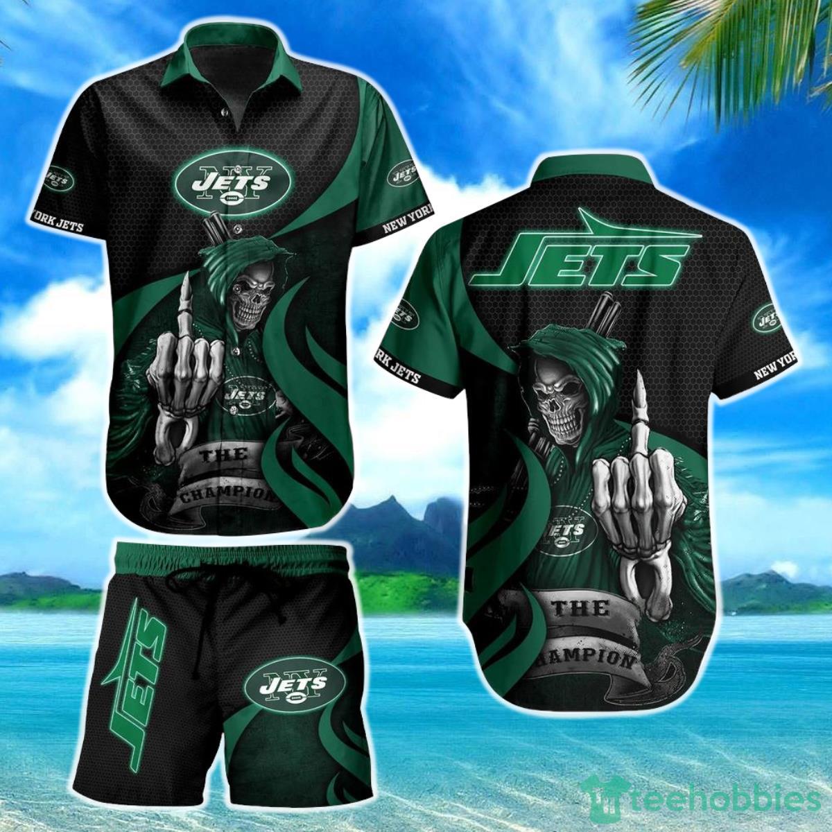 New York Jets NFL Football Hawaiian Shirt And Short Graphic Summer The Champion Gift For Men Women Product Photo 1