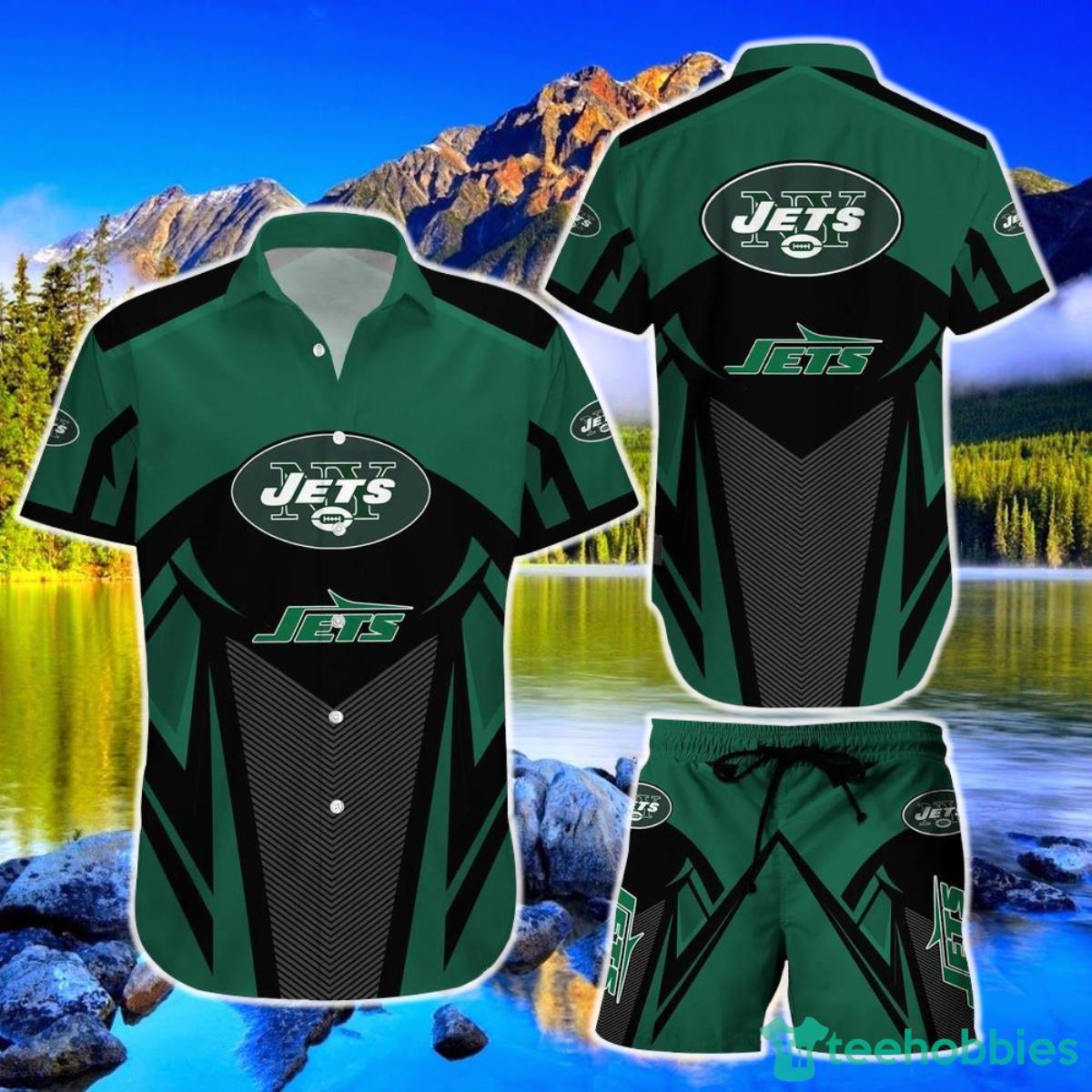 New York Jets NFL Hawaiian Shirt And Short Best Gift For Football NFL Fans Product Photo 1