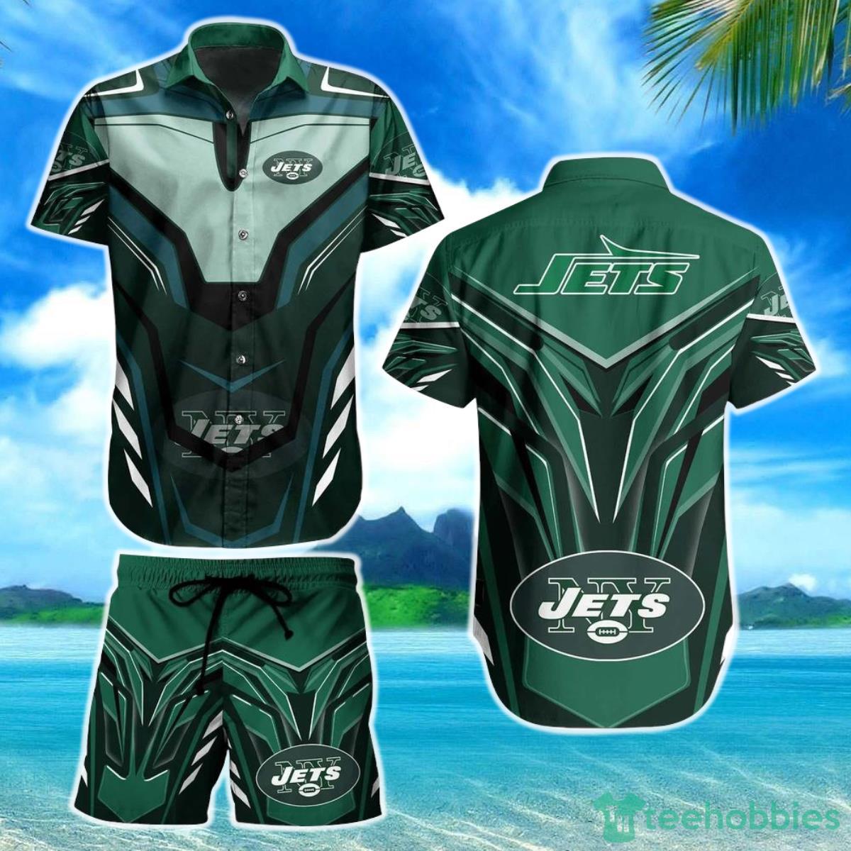 New York Jets NFL Hawaiian Shirt Hot Trend Summer For Sports Fans NFL Enthusiast Product Photo 1