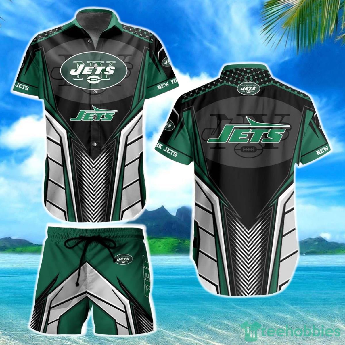 New York Jets NFL Hawaiian Shirt Summer Gift For Sports Enthusiast Product Photo 1