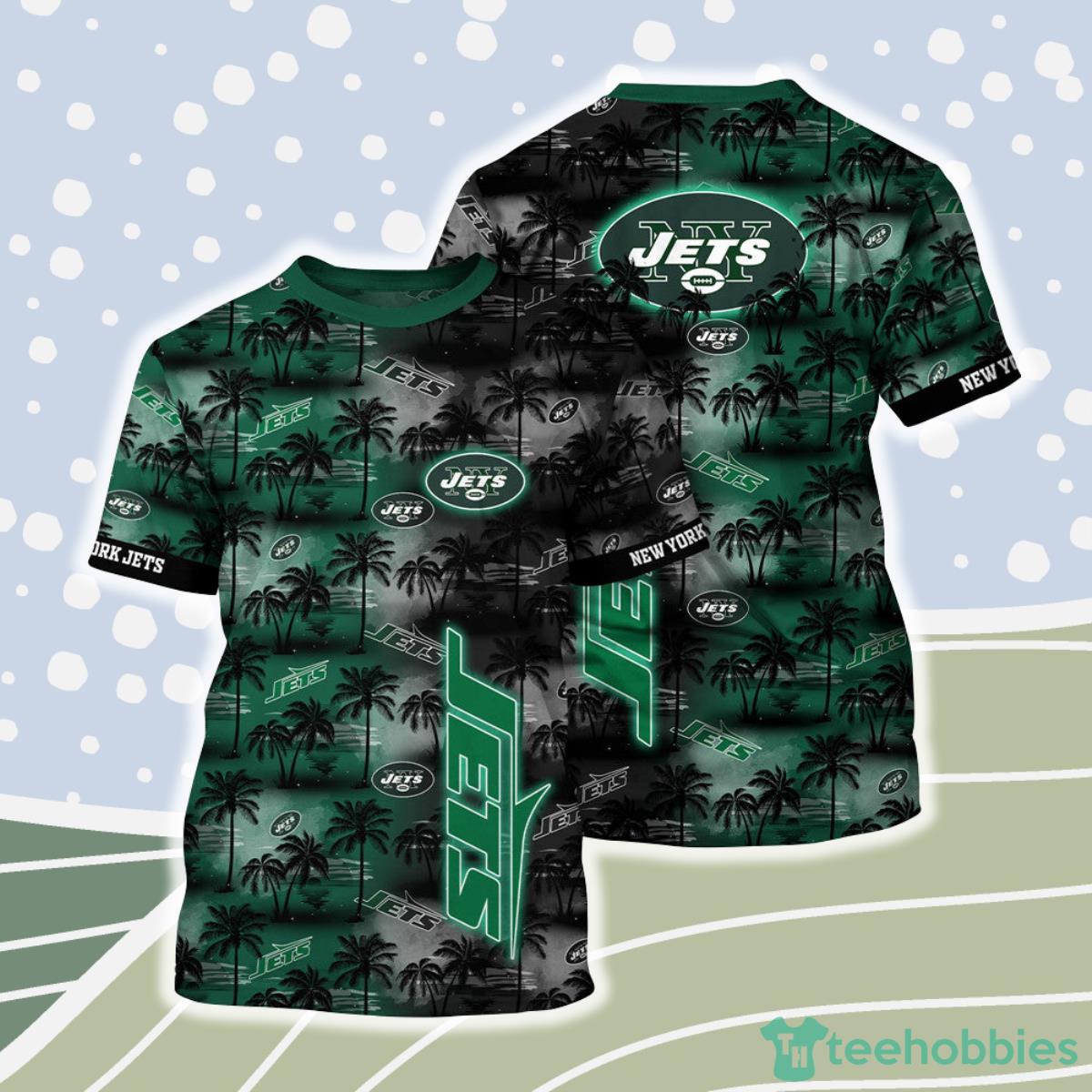 New York Jets NFL Shirt Palm Trees Graphic For Men And Women Product Photo 1