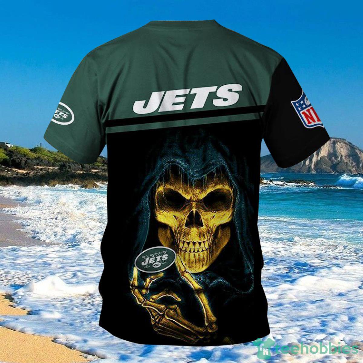 New York Jets Tee Shirts 3D Hand Skull For Men And Women Product Photo 1