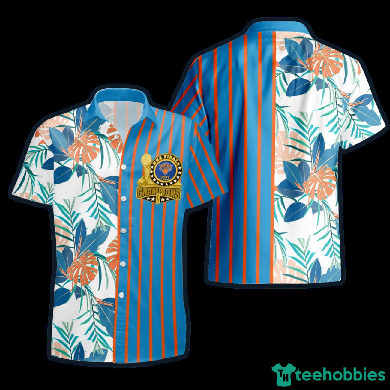 New York Knicks NBA Champions Pattern Print Hawaiian Shirt Product Photo 1
