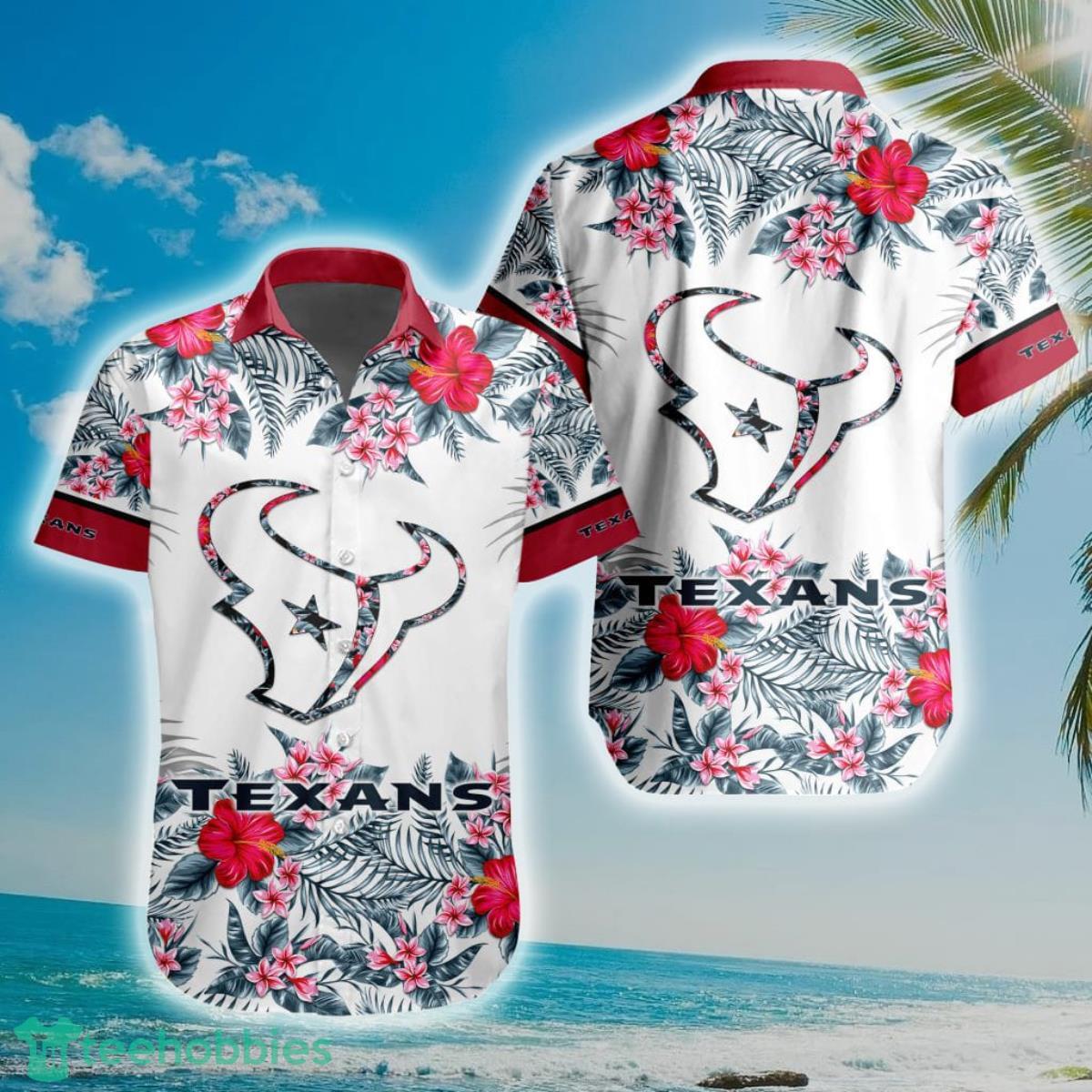 NFL Houston Texans Special Floral Hawaiian Shirt Product Photo 1