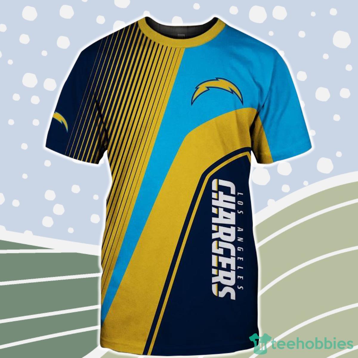 NFL Los Angeles Chargeers 3D Shirt For Men And Women Product Photo 1