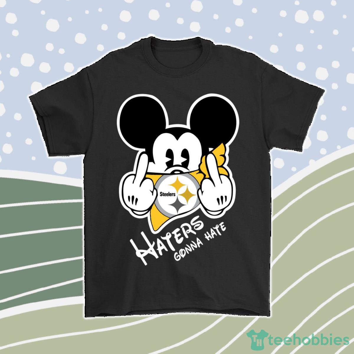 Nfl Mickey Team Pittsburgh Steelers Haters Gonna Hate Men Women T-Shirt, Hoodie, Sweatshirt Product Photo 1