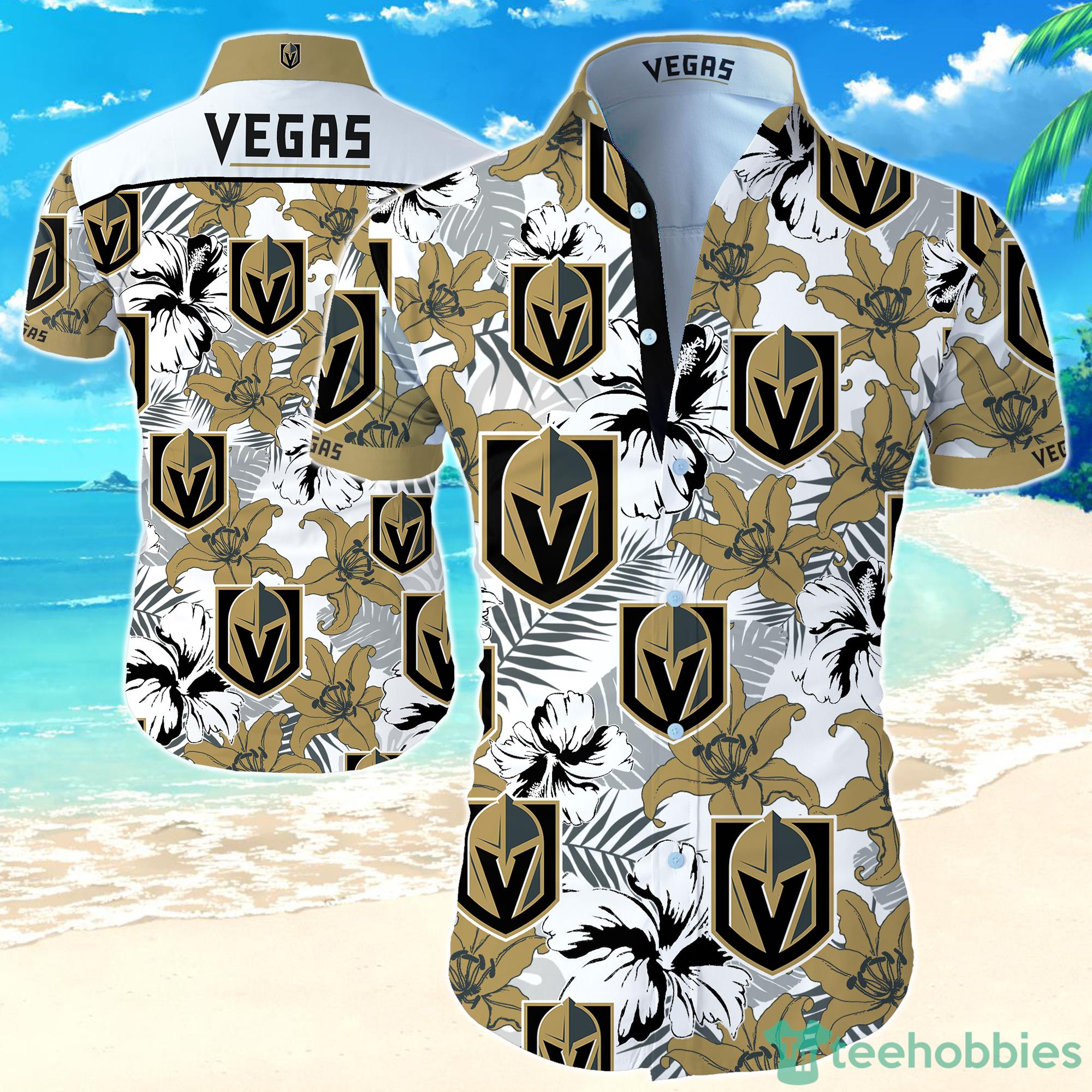 NHL Vegas Golden Knights Hawaiian Shirt For Men And Women Product Photo 1